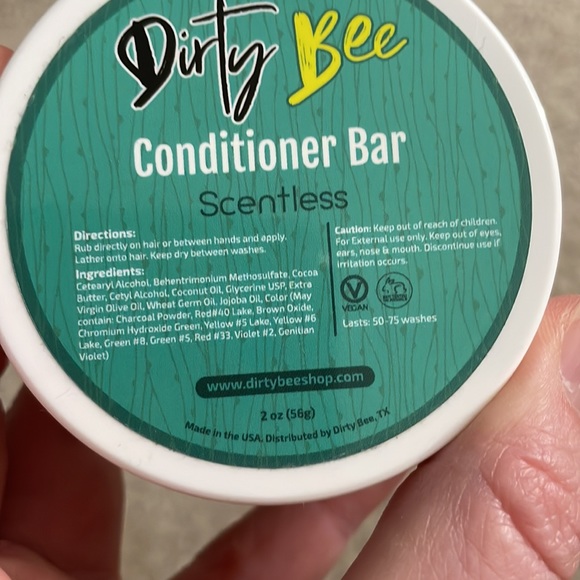 Dirty Bee Hair Dirty Bee Shampoo Conditioner Bar Set Reusable